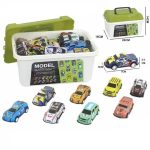 20/30/50 Pcs Alloy Baby Car with Storage Box Set Cool Boy Racing Colorful Rebound Vehicle Model Kid Toy for Children's Gifts - Image 3