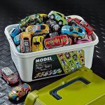 20/30/50 Pcs Alloy Baby Car with Storage Box Set Cool Boy Racing Colorful Rebound Vehicle Model Kid Toy for Children's Gifts - Image 5