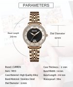 2023 Hot Selling Casual Simple Shining Calendar Dial Women's Quartz Steel Band Watch for Women's Holiday Gifts - Image 4