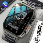 2023 New Military craft AMOLED HD BT Call Women Men Smart Watch 600mAh Battery 100 Sports Fitness Tracker Waterproof Smartwatch