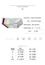 8Pcs Briefs for Women fashion sexy woman panties Solid seamless underpants cpanties for women cotton underwear girl knickers - Image 6