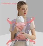 Baby Front Facing Carrier X Waiststool Shape Ergonomic Travel Kangaroo Child C Protection Holder Sling Infant Activity Gear 2021 - Image 5
