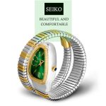 Creative Women's Advanced Personalized Diamond Set Snake Head Quartz Watch Stretchable Bracelet Luxury Gift for Women - Image 5