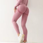 Fitness Women Sport Seamless Leggings High Waist Elastic Solid Yoga Leggings Gym Trainning Joggings Pants Female Workout Push Up - Image 3