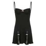 Happylisa Women Spaghetti Strap Dress Elegant Lace Up Holiday Party Dresses Casual Summer Ladies Hot Sexy Female Skirt D01 - Image 5