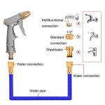 High Pressure Garden Water Hose Expandable Double Metal Connector Pvc Reel Magic Water Pipes for Garden Farm Irrigation Car Wash - Image 3