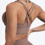 High Quality Sexy Sports Bra Shockproof Gym Top Women Yoga Clothes Cross Back Yoga Bra Women Fitness Crop Top Workout Brassiere - Image 3