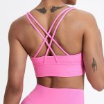 High Quality Sexy Sports Bra Shockproof Gym Top Women Yoga Clothes Cross Back Yoga Bra Women Fitness Crop Top Workout Brassiere - Image 5