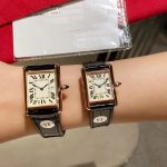 High Quality Womens Watch Top Luxury Brand Designer Waterproof Quartz Elegant Leather Tank Style Custom Aaa Watch Sapphire Glass - Image 3