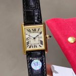 High Quality Womens Watch Top Luxury Brand Designer Waterproof Quartz Elegant Leather Tank Style Custom Aaa Watch Sapphire Glass - Image 4