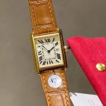 High Quality Womens Watch Top Luxury Brand Designer Waterproof Quartz Elegant Leather Tank Style Custom Aaa Watch Sapphire Glass - Image 5
