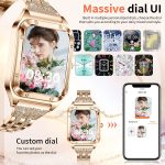 LIGE 2023 Fashion Smart Watch Ladies Bluetooth Call Blood Pressure Multifunctional Sports Bracelet Waterproof Smartwatch Women - Image 4