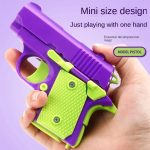 Mini 1911 Children'S Toy Gun 3D Model Gun Kid'S Toy Gun Non-Firing Bullets Toy Gun Rubber Band Launcher Collection Gift - Image 2