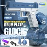New Water Gun Electric M416 AK47 Glock Pistol Shooting Toy Full Automatic Summer Beach Toy For Kids Children Boys Girls Gift
