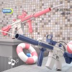 New Water Gun Electric M416 AK47 Glock Pistol Shooting Toy Full Automatic Summer Beach Toy For Kids Children Boys Girls Gift - Image 4