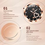 OLEVS 5189 Luxury Quartz Watch For Women Waterproof Luminous Stainless Steel Women's Watches Heart Shape Simple Dial Hand Clock - Image 5