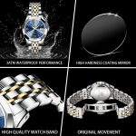 OLEVS Luxury Watch for Women Elegant Rhombus Mirror Original Quartz Lady Wristwatch Stainless Steel Waterproof Relogios Feminino - Image 5