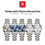 OLEVS Luxury Watch for Women Elegant Rhombus Mirror Original Quartz Lady Wristwatch Stainless Steel Waterproof Relogios Feminino - Image 6