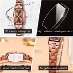 OLEVS Luxury Women's Quartz Watch Top Fashion Tungsten Steel Diamond Elegant Women's Watch Small and Exquisite Women's Watch - Image 5