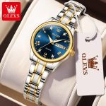 OLEVS Women Wrist Watch Original Watches for Ladies Waterproof Stainless Steel Luxury Quartz Woman Wristwatch Gold Reloj Hombre - Image 2