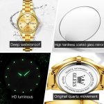 OLEVS Women Wrist Watch Original Watches for Ladies Waterproof Stainless Steel Luxury Quartz Woman Wristwatch Gold Reloj Hombre - Image 5