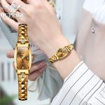 OUPINKE Swiss Movement Automatic Ladies' Watch Tungsten Steel strap Diamond Sapphire Crystal Luxury Waterproof Women's Watch NEW - Image 2