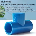 PVC Equal Diameter Tee Joint Water Pipe Fittings Fish Tank Water Supply and Drainage Plastic Pipe Fittings (63mm-200mm） - Image 3