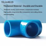 PVC Equal Diameter Tee Joint Water Pipe Fittings Fish Tank Water Supply and Drainage Plastic Pipe Fittings (63mm-200mm） - Image 4