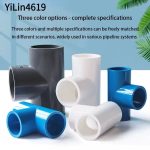 PVC Equal Diameter Tee Joint Water Pipe Fittings Fish Tank Water Supply and Drainage Plastic Pipe Fittings (63mm-200mm） - Image 6
