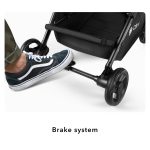 QTUS 6.9kg Lightweight Compact Travel Baby Stroller, One-click Folding, Sun Protection, Shock Absorption Detachable Wheels, Lark - Image 5