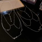 Shiny Rhinestones Tassel Sexy Chest Chain for Women Girls Fashion Metal Bra Cross Bikini Within Hollow Body Chain Jewelry - Image 5
