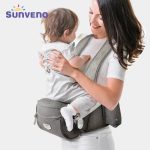 Sunveno Ergonomic Baby Carrier Baby Kangaroo Child Hip Seat Tool Baby Holder Sling Wrap Backpacks Baby Travel Activity Gear