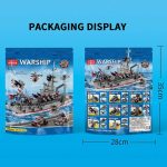 ToylinX 554PCS Army Ocean Cruiser Warship Building Blocks Aircraft Weapon Ship Bricks City Toys for Children Boy and Girl - Image 4