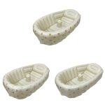 Y55B 35inch Inflatable PVC Bathtub for Newborn Unisex Print Baby Bathtub Shower Swimming Pool Outdoor Game Pool Travel Gear
