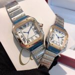 high quality women and men couples watch luxury designer brand top aaa Waterproof quartz square 316steel ladies watches gift - Image 2