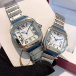 high quality women and men couples watch luxury designer brand top aaa Waterproof quartz square 316steel ladies watches gift - Image 3