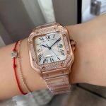 high quality women and men couples watch luxury designer brand top aaa Waterproof quartz square 316steel ladies watches gift - Image 5