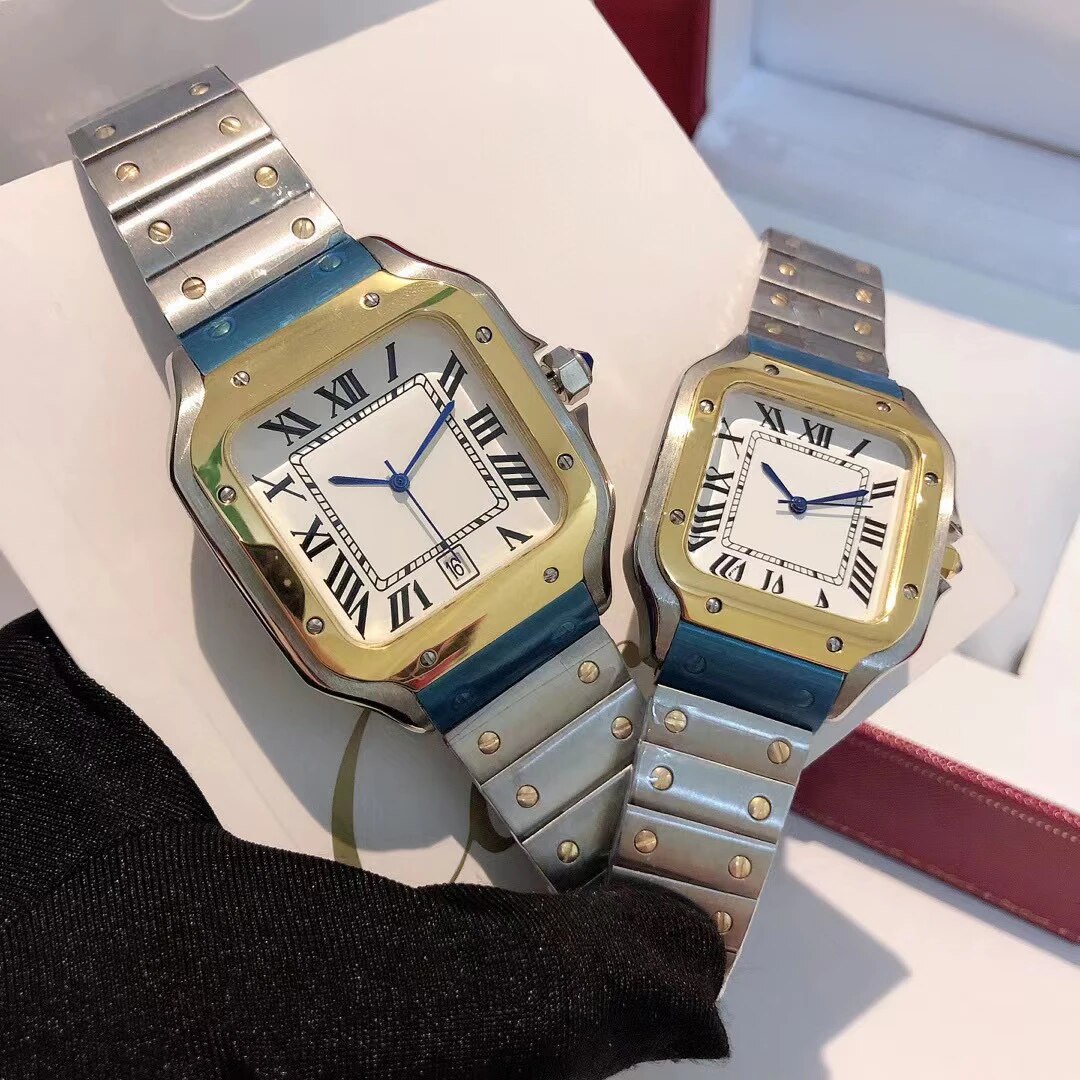 high-quality-women-and-men-couples-watch-luxury-designer-brand-top-aaa-Waterproof-quartz-square-316steel high quality women and men couples watch luxury designer brand top aaa Waterproof quartz square 316steel ladies watches gift - Image 1