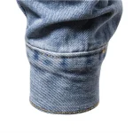 2022 Spring Autumn New Men's Denim Jacket Cotton Casual Slim Jean Jacket Streetwear Men's Denim Jacket Outerwear & Coats - Image 4