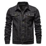 2022 Spring Autumn New Men's Denim Jacket Cotton Casual Slim Jean Jacket Streetwear Men's Denim Jacket Outerwear & Coats - Image 6