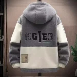 Autumn Winter Men's Jackets Korean Fashion Streetwear Harajuku Winter Hooded Jackets Casual Men Clothing Wool Jacket Warm Jacket - Image 4