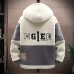 Autumn Winter Men's Jackets Korean Fashion Streetwear Harajuku Winter Hooded Jackets Casual Men Clothing Wool Jacket Warm Jacket - Image 6