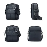 BULLCAPTAIN 2023 New Men's Genuine Leather Messenger Shoulder Bag Cowhide Male Small Casual Crossbody Bag Fashion handbags - Image 4