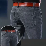 Designer Clothes Men Autumn Korean Fashion Men Elastic Stretch Tight Fit Versatile Youth Slim Male Skinny Jeans Pants Trousers - Image 2