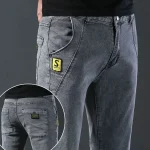Designer Clothes Men Autumn Korean Fashion Men Elastic Stretch Tight Fit Versatile Youth Slim Male Skinny Jeans Pants Trousers - Image 4