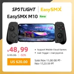 EasySMX M10 Mobile Phone Gamepad Controller for iPhone (Lightning), Apple Arcade, Cloud Gaming Xbox Game Pass, STADIA, xCloud