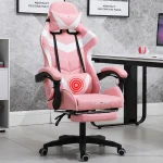 Ergonomic High Back Racing Gaming Chair with Footrest Multiple Colors PU Leather Executive Chair Office Chair - Image 2