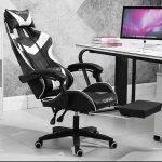 Ergonomic High Back Racing Gaming Chair with Footrest Multiple Colors PU Leather Executive Chair Office Chair - Image 5