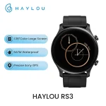 Haylou RS3 Smartwatch 1.2inch AMOLED HD Display Screen SONY GPS Smart Watch NFC 14 Sport Modes Waterproof for Men Women Watches