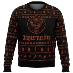 Jagermeister Ugly Christmas Sweater Christmas Sweater gift Santa Claus pullover men 3D Sweatshirt and top autumn and winter clot